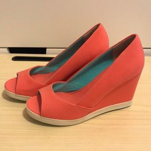Seychelles Weekenders Platform Canvas Wedges